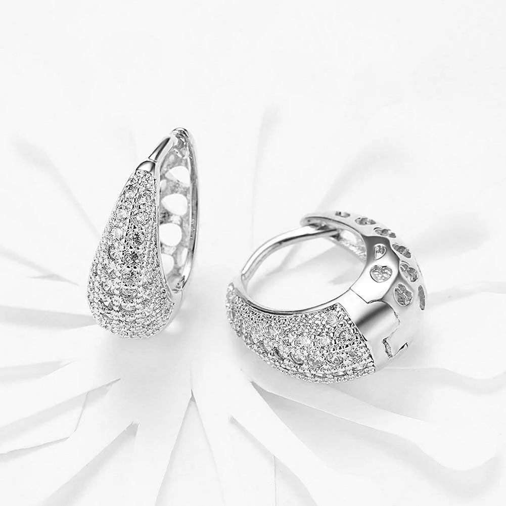 گوشواره های کریستالی روکش طلای YouBella Jewellery برای دختران و زنان (مدل 2_نقره ای) گوشواره های کریستالی روکش طلای YouBella Jewellery برای دختران و زنان (مدل 2_نقره ای)