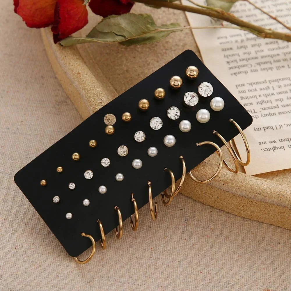 گوشواره های زنانه YouBella Jewellery، مجموعه ای از گوشواره های میخی برای زنان و دختران (چند رنگ) (YBEAR_32862)، متوسط گوشواره های زنانه YouBella Jewellery، مجموعه ای از گوشواره های میخی برای زنان و دختران (چند رنگ) (YBEAR_32862)، متوسط