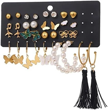 گوشواره های روکش طلای الهام گرفته از افراد مشهور YouBella Jewellery، ترکیبی برای دختران و زنان