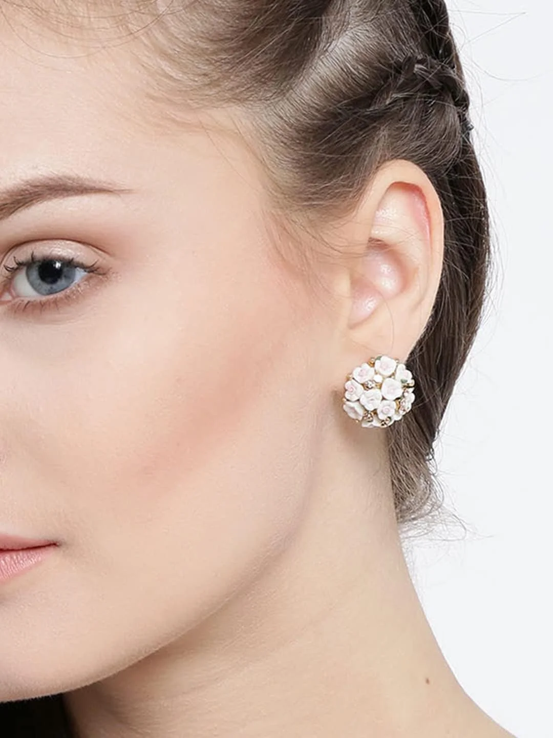 گوشواره های میخی طلایی زنانه یوولا، مناسب برای مهمانی (سفید)(YBEAR_31656) گوشواره های میخی طلایی زنانه یوولا، مناسب برای مهمانی (سفید)(YBEAR_31656)