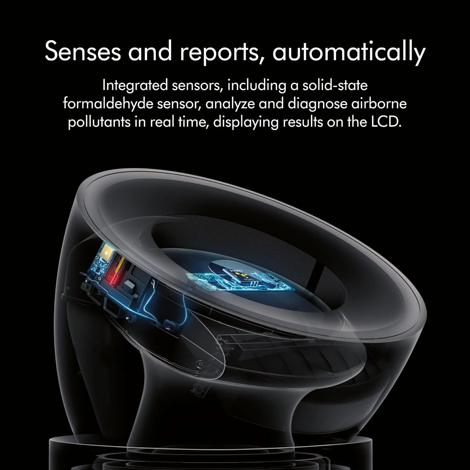 دستگاه تصفیه کننده هوا بزرگ و بی صدای دایسون مدل Formaldehyde BP03 مناسب فضاهای خیلی بزرگ