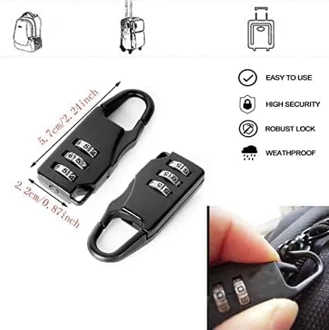 قفل رمزدار کوچک آکایسی 7 عددی، قفل ترکیبی 3 رقمی رنگارنگ، قفل های ضد سرقت آلیاژ روی برای چمدان، کوله پشتی، کمد، قفل ضد سرقت برای مدرسه و باشگاه قفل رمزدار کوچک آکایسی 7 عددی، قفل ترکیبی 3 رقمی رنگارنگ، قفل های ضد سرقت آلیاژ روی برای چمدان، کوله پشتی، کمد، قفل ضد سرقت برای مدرسه و باشگاه