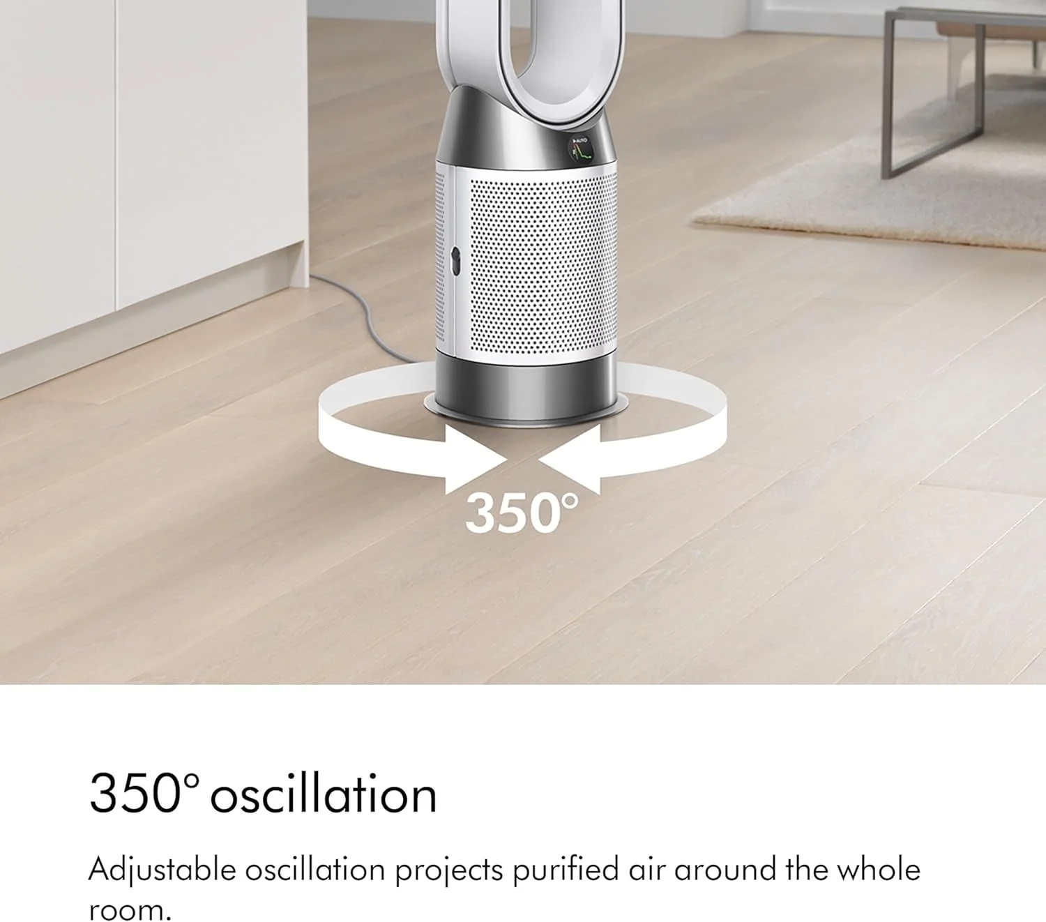 دستگاه تصفیه کننده، گرم کننده و خنک کننده دایسون مدل Purifier Hot + Cool™ Gen1 HP10 (سفید/سفید) بخاری + تصفیه کننده هوا | نسخه امارات دستگاه تصفیه کننده، گرم کننده و خنک کننده دایسون مدل Purifier Hot + Cool™ Gen1 HP10 (سفید/سفید) بخاری + تصفیه کننده هوا | نسخه امارات