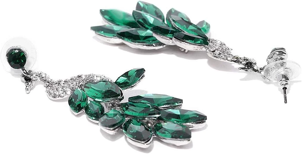 گوشواره های آویزی نقره ای طرح دار مجلسی شیک YouBella برای زنان (سبز) (YBEAR_32281) گوشواره های آویزی نقره ای طرح دار مجلسی شیک YouBella برای زنان (سبز) (YBEAR_32281)