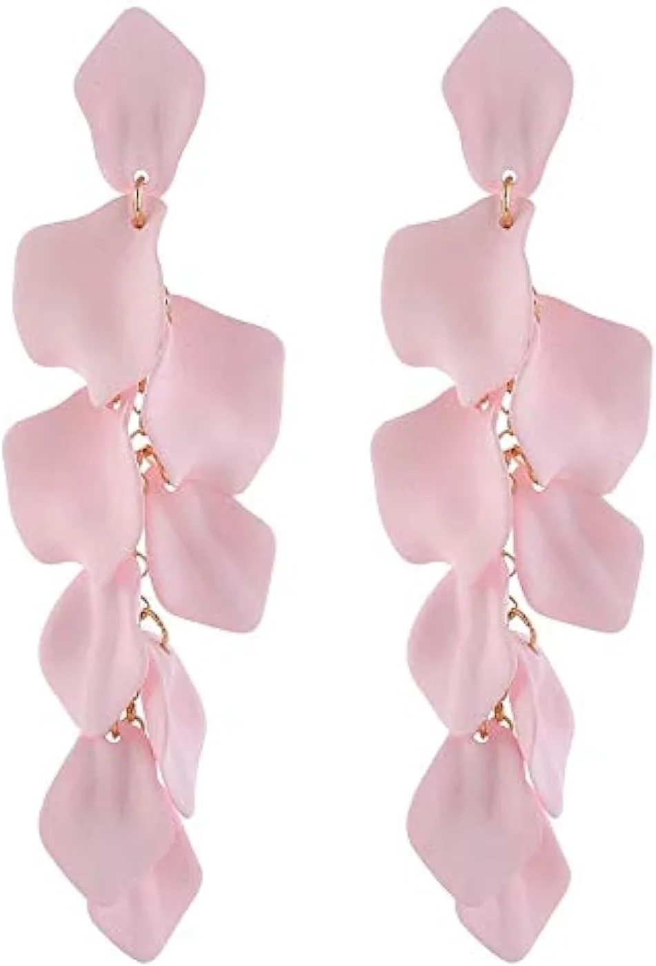 گوشواره های الهام گرفته از افراد مشهور YouBella Jewellery برای زنان، گوشواره های دست ساز برای دختران و زنان (صورتی)