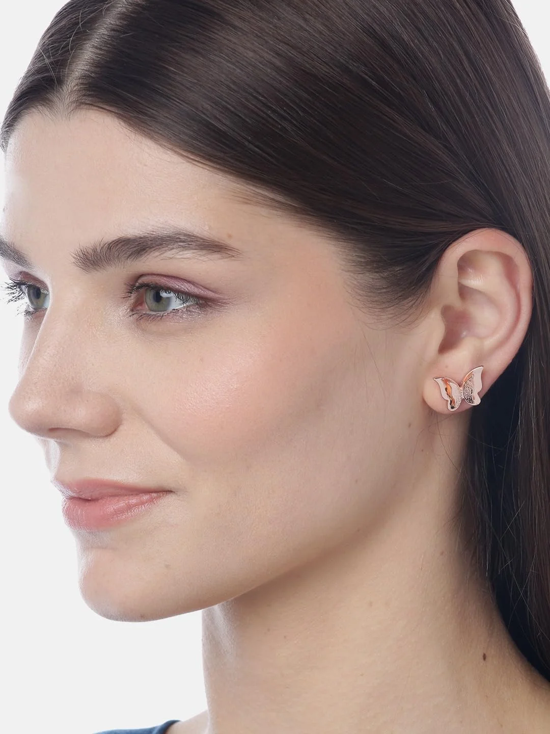 گوشواره های میخی طرح پروانه ای YouBella Jewellery، روکش طلایی، استیل جراحی، مناسب دختران و زنان (طلایی) (YBEAR_32436) گوشواره های میخی طرح پروانه ای YouBella Jewellery، روکش طلایی، استیل جراحی، مناسب دختران و زنان (طلایی) (YBEAR_32436)