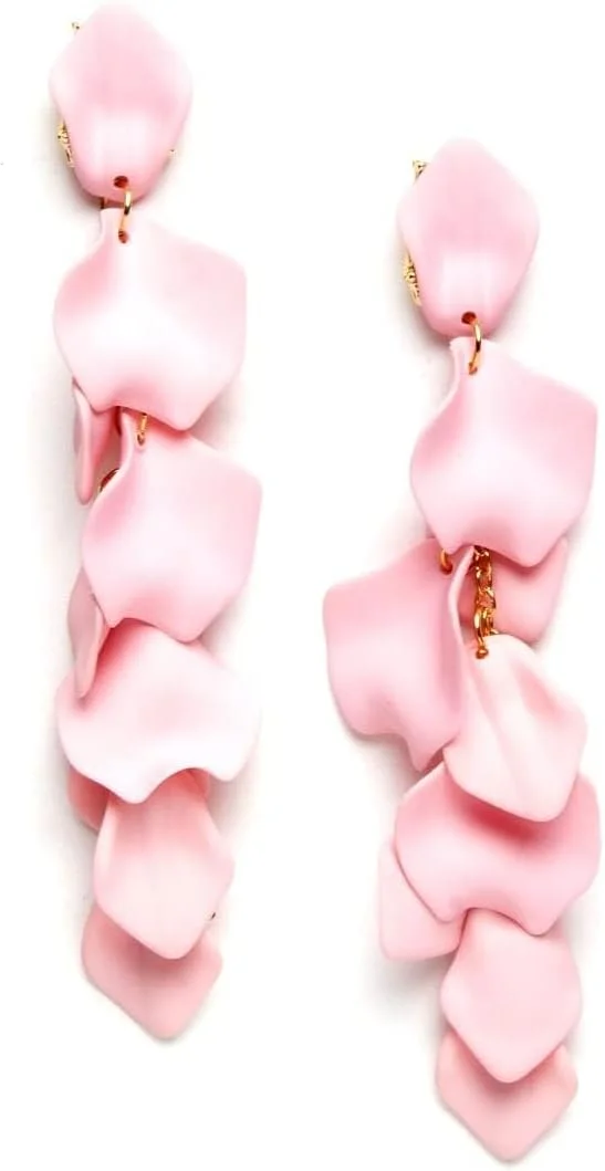 گوشواره های الهام گرفته از افراد مشهور YouBella Jewellery برای زنان، گوشواره های دست ساز برای دختران و زنان (صورتی)