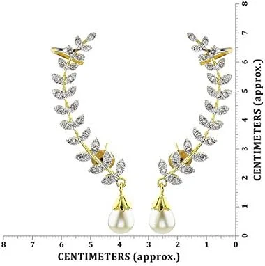 گوشواره های النگویی طلایی زنانه یوBella، مناسب برای مهمانی (طلایی)(YBERC_30A) گوشواره های النگویی طلایی زنانه یوBella، مناسب برای مهمانی (طلایی)(YBERC_30A)