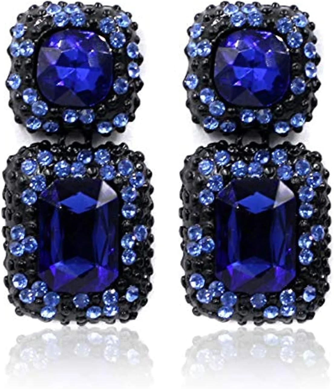 گوشواره های شیک فلزی پایه کریستالی YouBella برای دختران و زنان گوشواره های شیک فلزی پایه کریستالی YouBella برای دختران و زنان