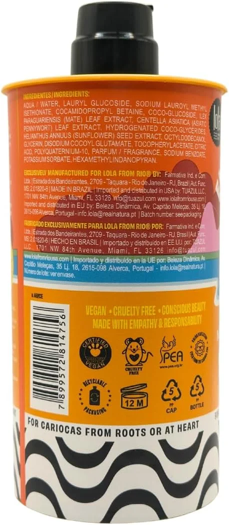 شامپو لولا کاسمتیکس Ela É Carioca لولا کاسمتیکس 500 گرم