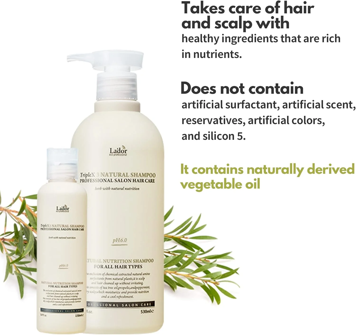 شامپو طبیعی LA'DOR TripleX3 (530 میلی لیتر) شامپو طبیعی LA'DOR TripleX3 (530 میلی لیتر)