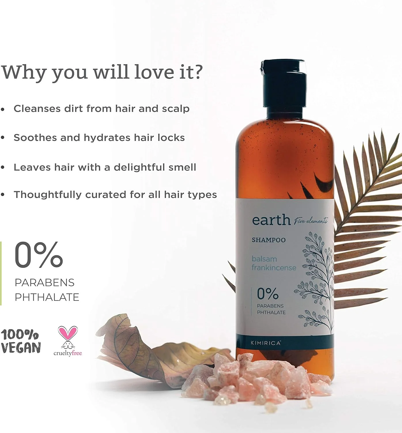 شامپو مو کیمیریکا Earth Balsam و کندر 290 میلی لیتر