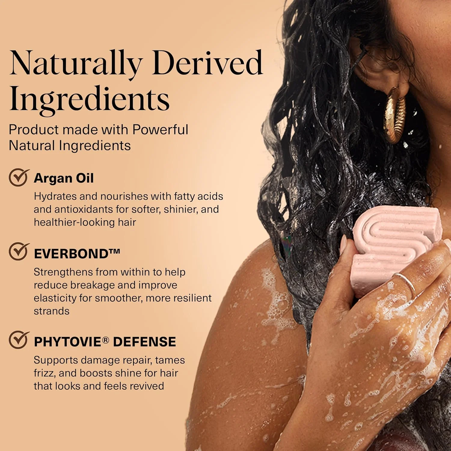 شامپو بار روغن آرگان کیچ - شامپو ترمیم کننده مو برای آقایان و بانوان - تقویت کننده، مغذی، کاهش شکستگی و افزایش خاصیت ارتجاعی مو - فاقد سیلیکون، پارابن و سولفات، ساخت آمریکا - 90 گرم