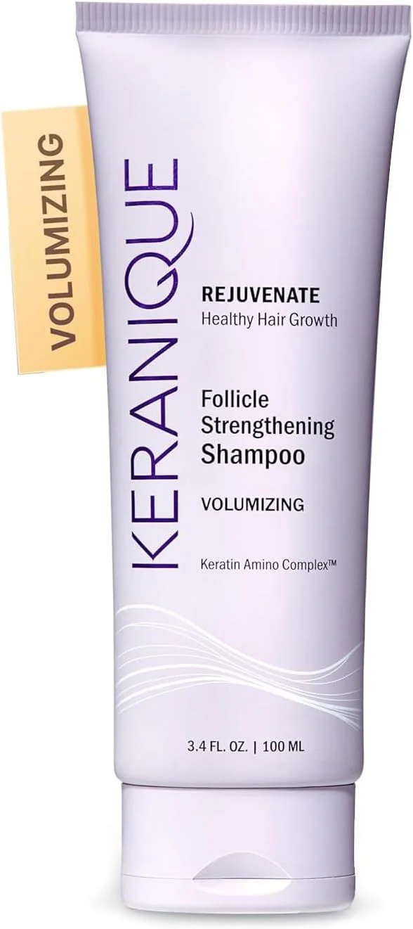 شامپو حجم دهنده کرانیک - ضخیم کننده مو برای موهای نازک و کم پشت - غنی شده با کراتین، پاک کننده پوست سر، بدون سولفات، شامپو حجم دهنده ایمن برای موهای رنگ شده