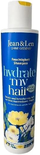 شامپو مرطوب کننده مو Jean & Len - آلوئه ورا و ریحان مناسب موهای خیلی خشک - محافظت در برابر از دست دادن رطوبت - 300 میلی لیتر - بسته 1 عددی