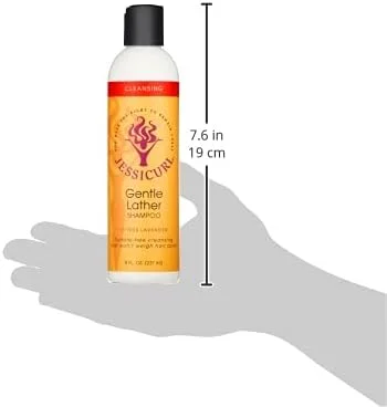 شامپو کف ملایم Jessicurl، مرکبات اسطوخودوس، 8 اونس مایع. شامپو پاک کننده برای موهای مجعد خانم ها، وگان، شامپو بدون سولفات شامپو کف ملایم Jessicurl، مرکبات اسطوخودوس، 8 اونس مایع. شامپو پاک کننده برای موهای مجعد خانم ها، وگان، شامپو بدون سولفات