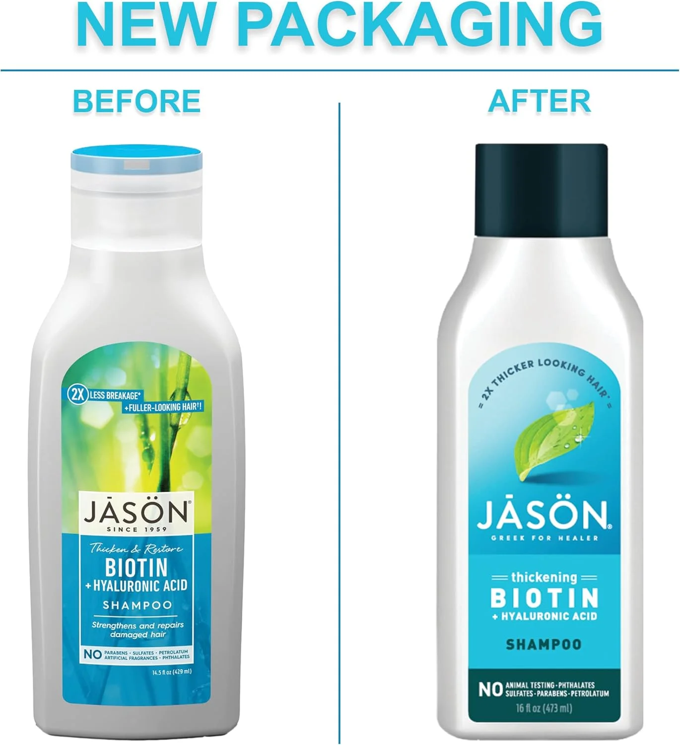 شامپو بیوتین طبیعی جیسون نچرال پروداکتز، 473 میلی لیتر شامپو بیوتین طبیعی جیسون نچرال پروداکتز، 473 میلی لیتر