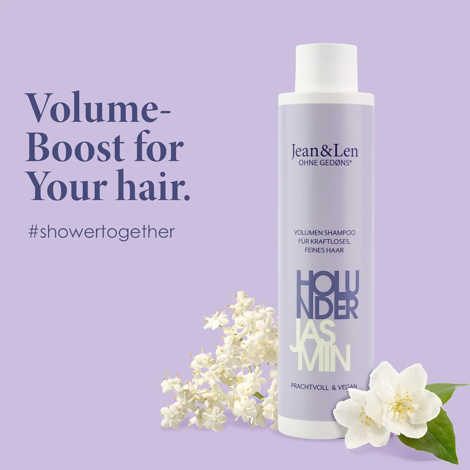 شامپو حجم دهنده مو ژان اند لن برای موهای سالم و باشکوه، به موها پرپشتی و استحکام می بخشد و رایحه ای از انگور فرنگی میوه ای و یاس گلدار دارد، 300 میلی لیتر شامپو حجم دهنده مو ژان اند لن برای موهای سالم و باشکوه، به موها پرپشتی و استحکام می بخشد و رایحه ای از انگور فرنگی میوه ای و یاس گلدار دارد، 300 میلی لیتر