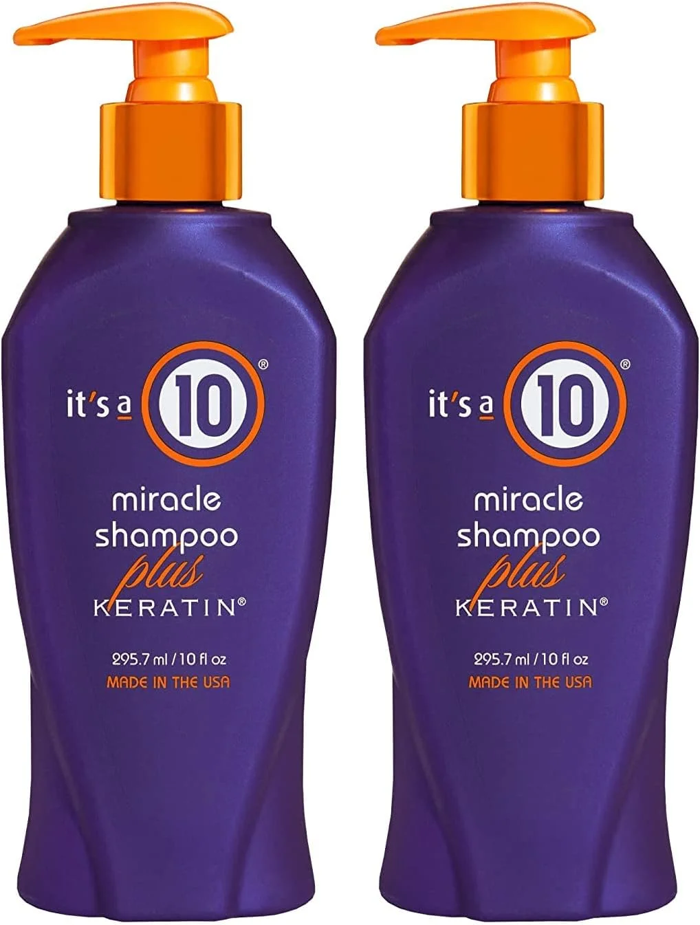 شامپو معجزه آسای 10 در 1 به همراه کراتین، 295 میلی لیتر - بسته 2 عددی