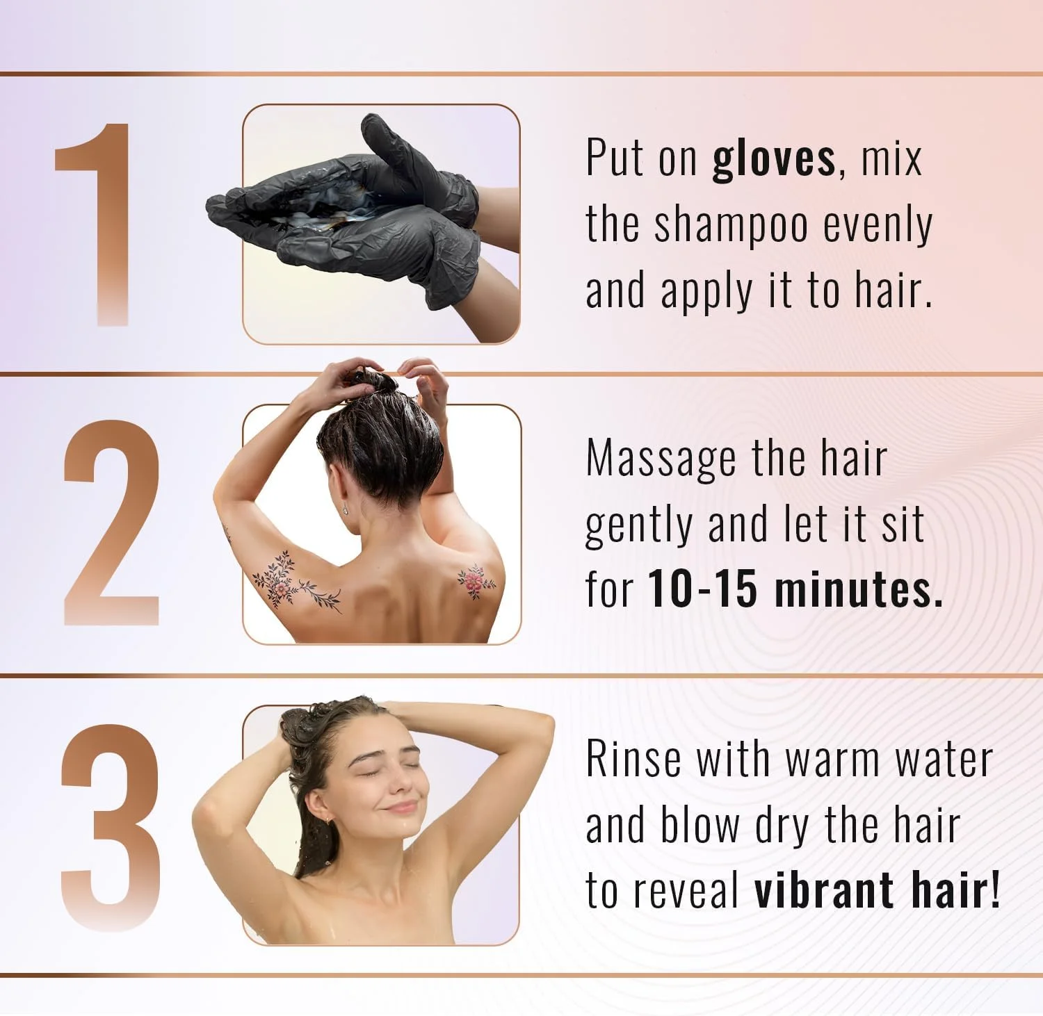 شامپو رنگ موی هربیش برای موهای سفید - شامپو رنگ موی طبیعی با ماسک موی آرگان - سایز مسافرتی - رنگ کردن مو در چند دقیقه - رنگ ماندگار - 10 بسته + 1 بسته - بدون آمونیاک (قهوه ای شاه بلوطی)