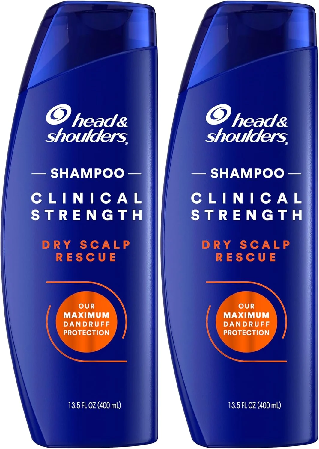 شامپو ضد شوره و تسکین دهنده پوست سر خشک هد اند شولدرز کلینیکال، 400 میلی لیتر، بسته دوتایی