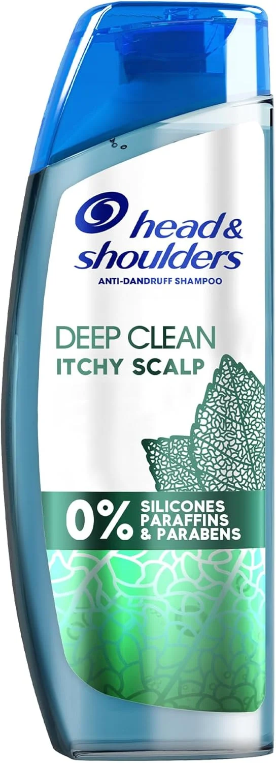 شامپو ضد شوره سر و خارش شدید سر Head & Shoulders Deep Clean، فاقد سیلیکون، پارابن و پارافین، 400 میلی لیتر