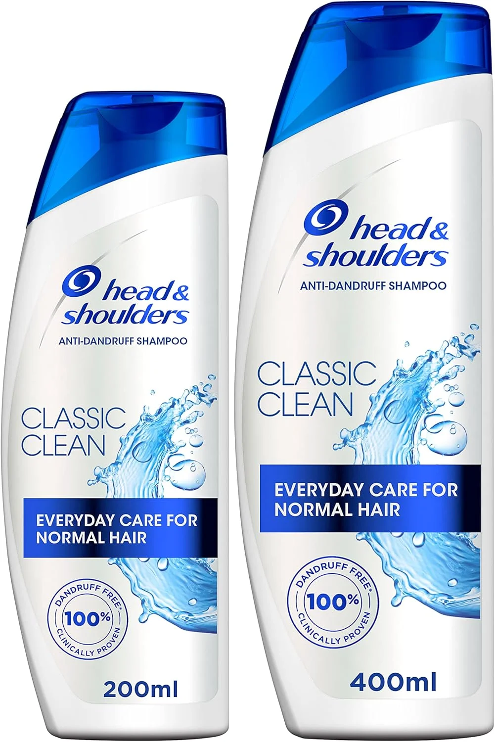 شامپو ضد شوره کلاسیک کلین هد اند شولدرز برای موهای معمولی، 400 میلی لیتر + 200 میلی لیتر