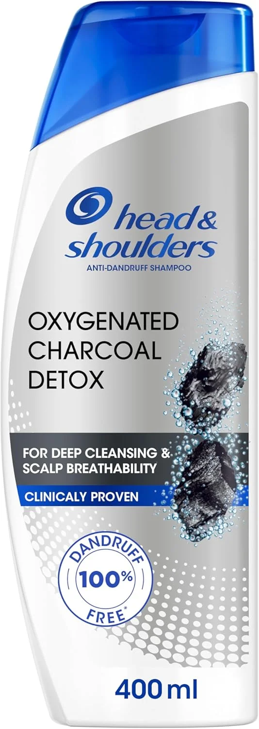 شامپو ضد شوره سر Head & Shoulders مدل Charcoal Detox، ۴۰۰ میلی لیتر