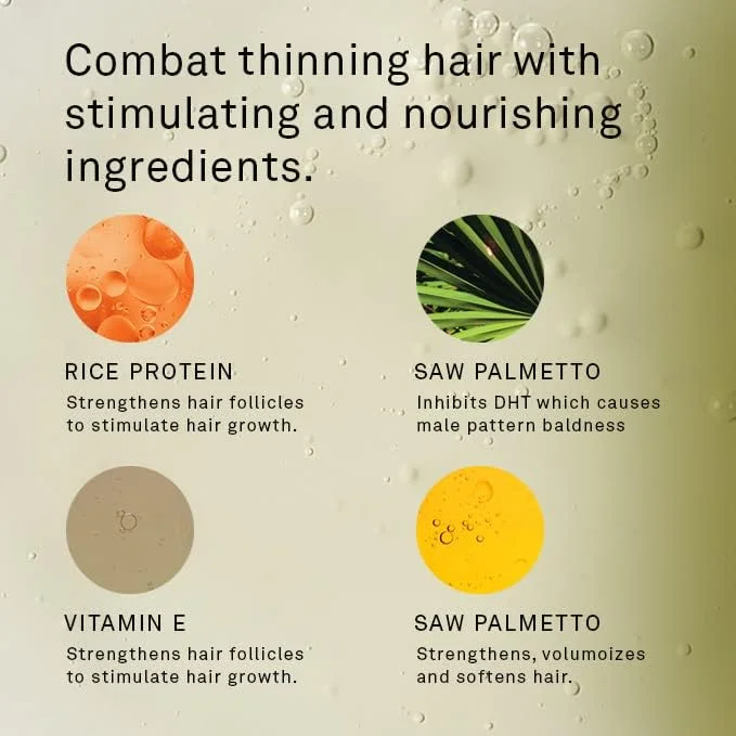 شامپو ضخیم کننده مو هاثورن برای موهای نازک. مبارزه با ریزش مو با پروتئین برنج و فرمول ضخیم کننده ویتامین E. رایحه نعناع اکالیپتوس. شامپو کاملا طبیعی مردانه بدون سولفات. 236 میلی لیتر. بسته 2 عددی.