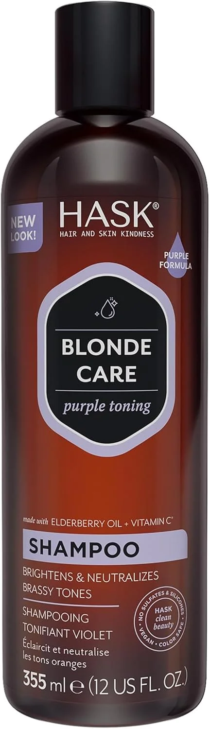 شامپو بنفش مراقبت از موهای بلوند هاسک 355 میلی لیتر