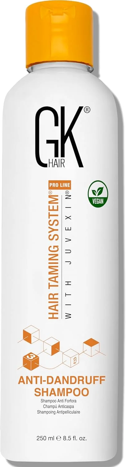 شامپو ضد شوره مو گلوبال کراتین جی کی هیر - 250 میلی لیتر، پاک کننده عمیق مو و از بین برنده آلودگی ها، بدون سولفات، مناسب موهای خشک و آسیب دیده، مناسب برای خانم ها و آقایان