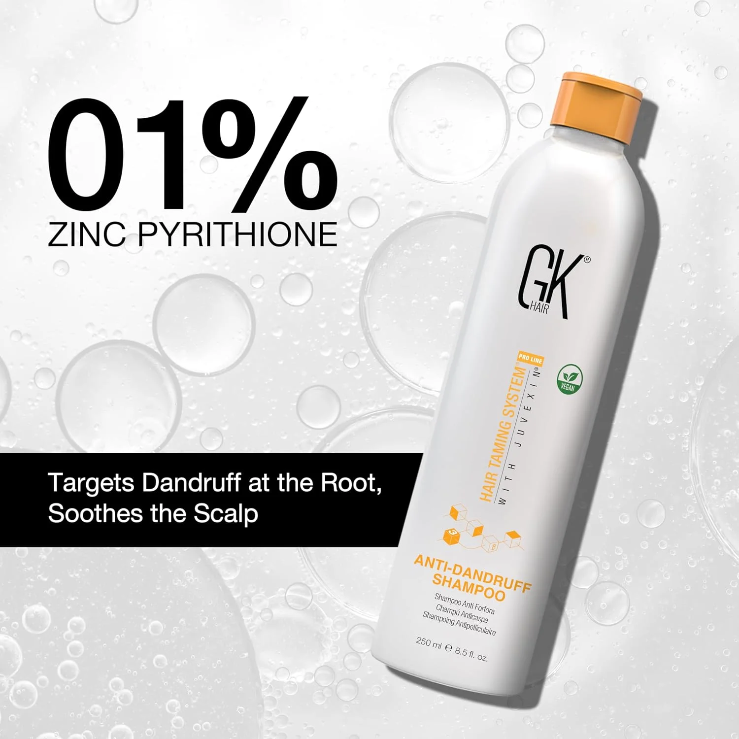 شامپو ضد شوره مو گلوبال کراتین جی کی هیر - 250 میلی لیتر، پاک کننده عمیق مو و از بین برنده آلودگی ها، بدون سولفات، مناسب موهای خشک و آسیب دیده، مناسب برای خانم ها و آقایان شامپو ضد شوره مو گلوبال کراتین جی کی هیر - 250 میلی لیتر، پاک کننده عمیق مو و از بین برنده آلودگی ها، بدون سولفات، مناسب موهای خشک و آسیب دیده، مناسب برای خانم ها و آقایان