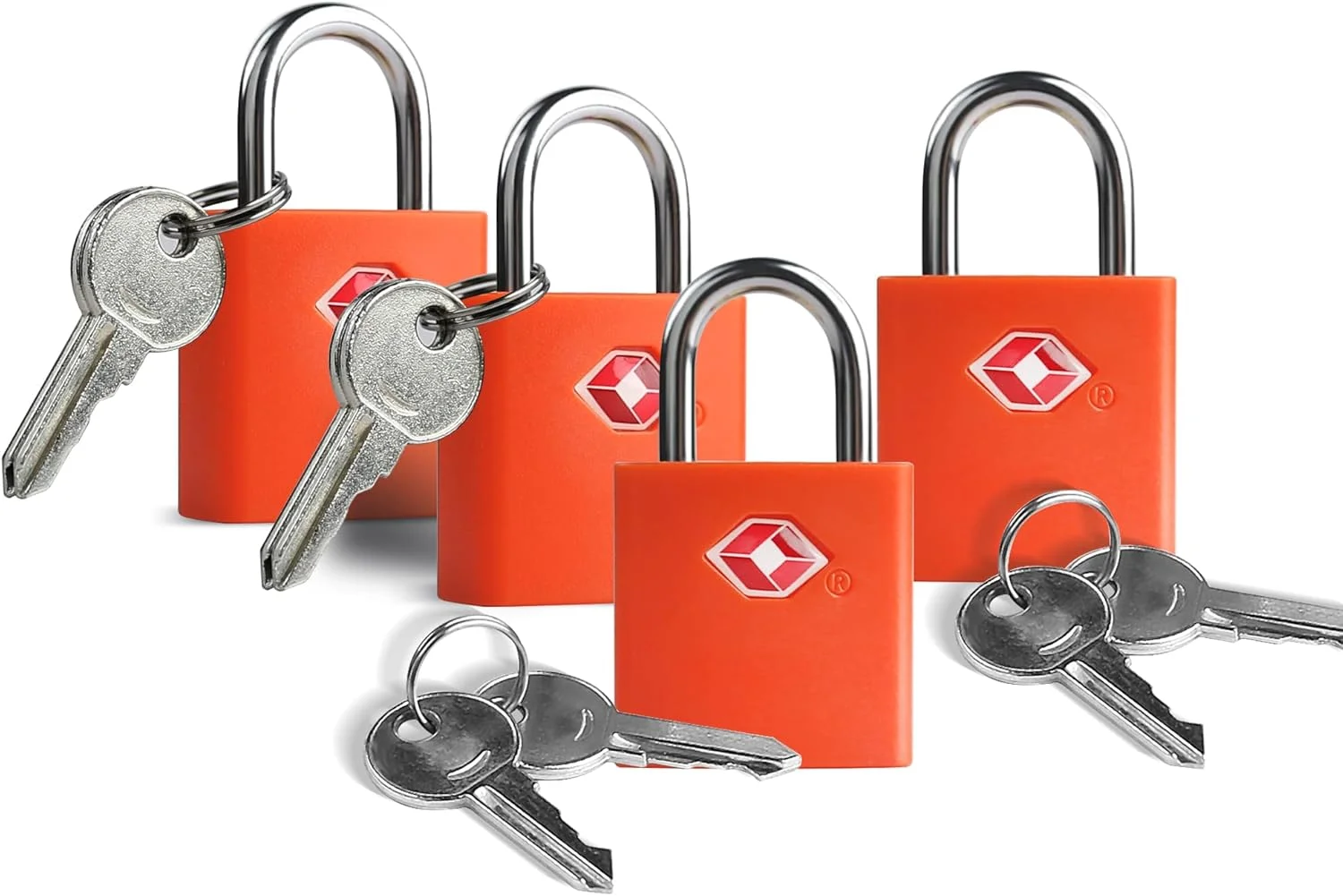 قفل چمدان امنیتی UP، ملزومات سفر مورد تایید TSA، قفل کوچک با کلید، قفل های TSA برای چمدان، قفل های کلیدی برای سفر ایمن چمدان، کوله پشتی، زیپ کیف، کمد، جعبه اسلحه، جعبه ابزار، چادر