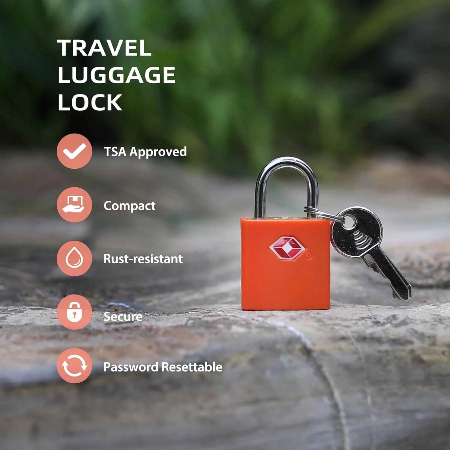 قفل چمدان امنیتی UP، ملزومات سفر مورد تایید TSA، قفل کوچک با کلید، قفل های TSA برای چمدان، قفل های کلیدی برای سفر ایمن چمدان، کوله پشتی، زیپ کیف، کمد، جعبه اسلحه، جعبه ابزار، چادر