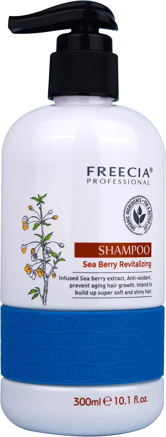 شامپو حرفه ای فریشیا با عصاره های سنجد دریایی، احیا کننده، مغذی و مرطوب کننده، مراقبت ملایم و لطیف برای داشتن موهایی بی نقص (300 میلی لیتر) شامپو حرفه ای فریشیا با عصاره های سنجد دریایی، احیا کننده، مغذی و مرطوب کننده، مراقبت ملایم و لطیف برای داشتن موهایی بی نقص (300 میلی لیتر)