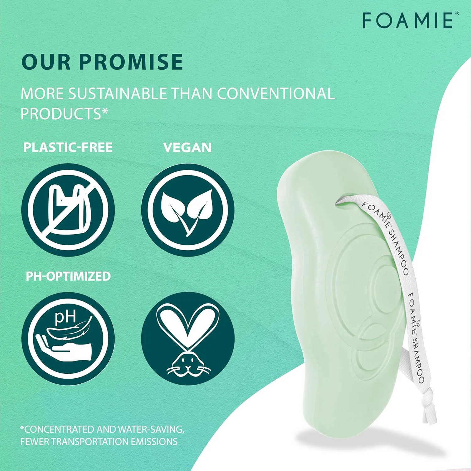 شامپو جامد فومی برای موهای خشک با آلوئه ورا و روغن بادام که به طور عمیق موهای خشک را آبرسانی می کند و 100% وگان و بدون پلاستیک، 80 گرم