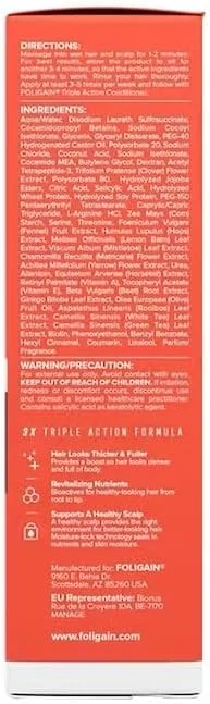 شامپو محرک فولیکین برای موهای نازک - مخصوص آقایان 236 میلی لیتر