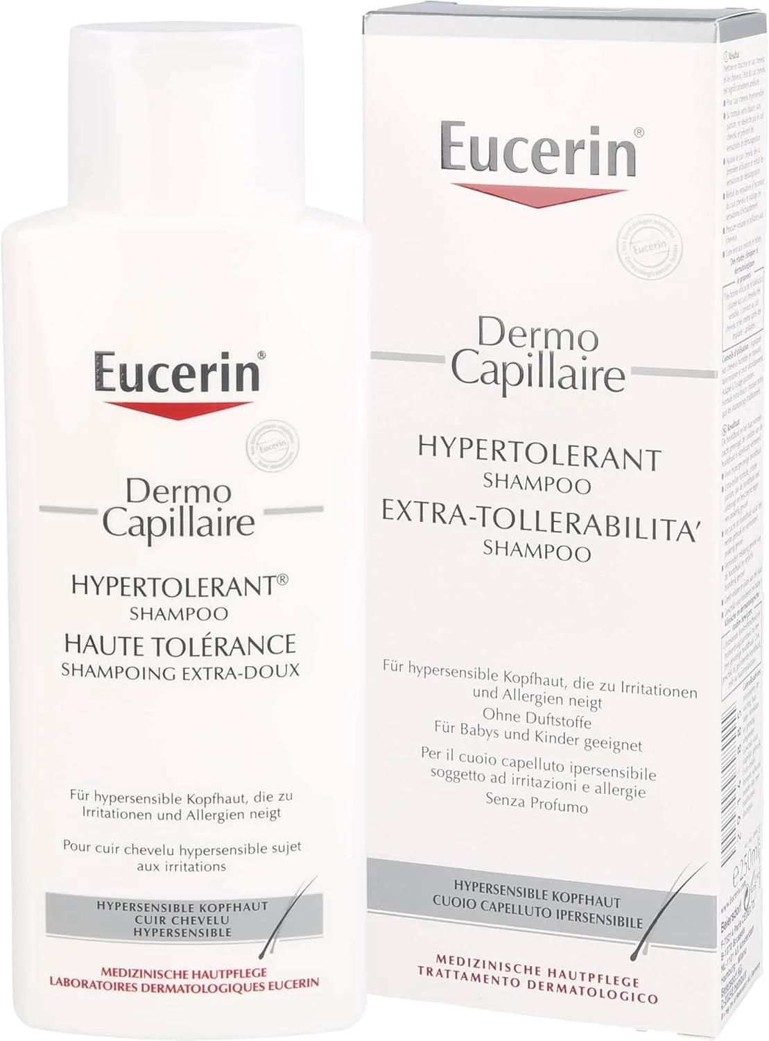 شامپو اوسرین درمو کاپیلر با تحمل پذیری بالا، مناسب موهای خشک - 250 میلی لیتر