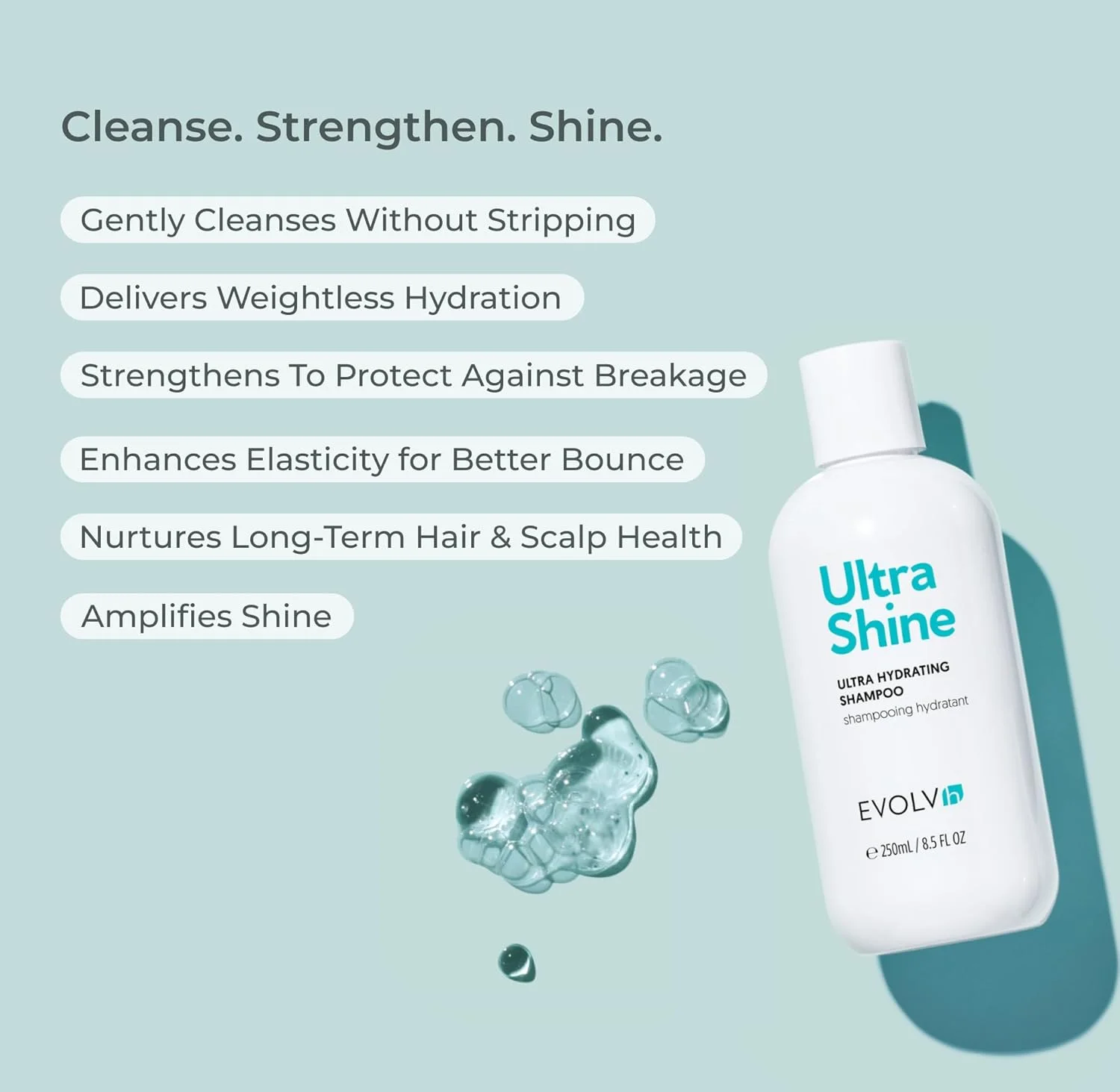 شامپو مرطوب کننده و درخشان کننده ارگانیک EVOLVh (250 میلی لیتر) شامپو مرطوب کننده و درخشان کننده ارگانیک EVOLVh (250 میلی لیتر)