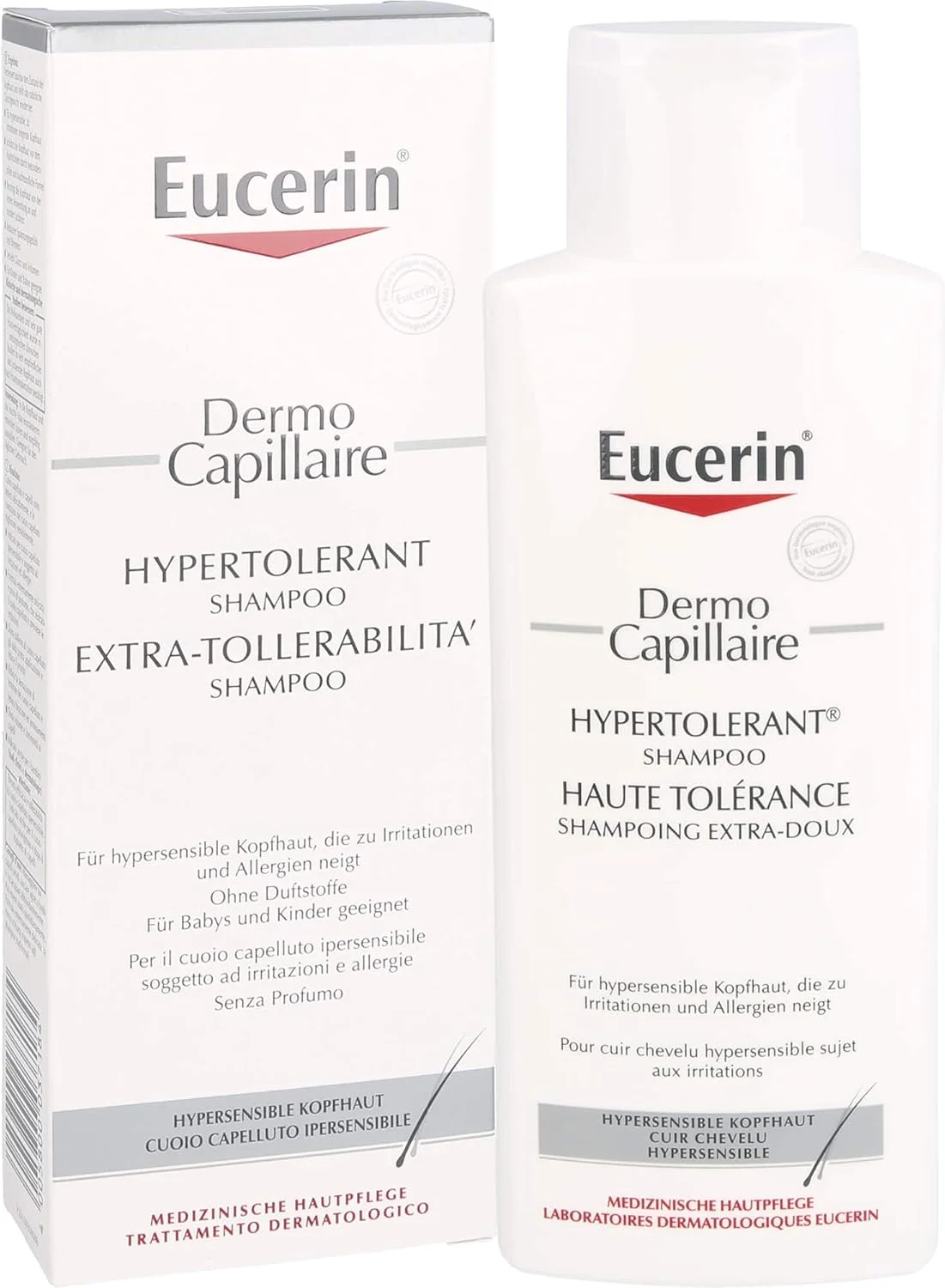 شامپو اوسرین درمو کاپیلر با تحمل پذیری بالا، مناسب موهای خشک - 250 میلی لیتر