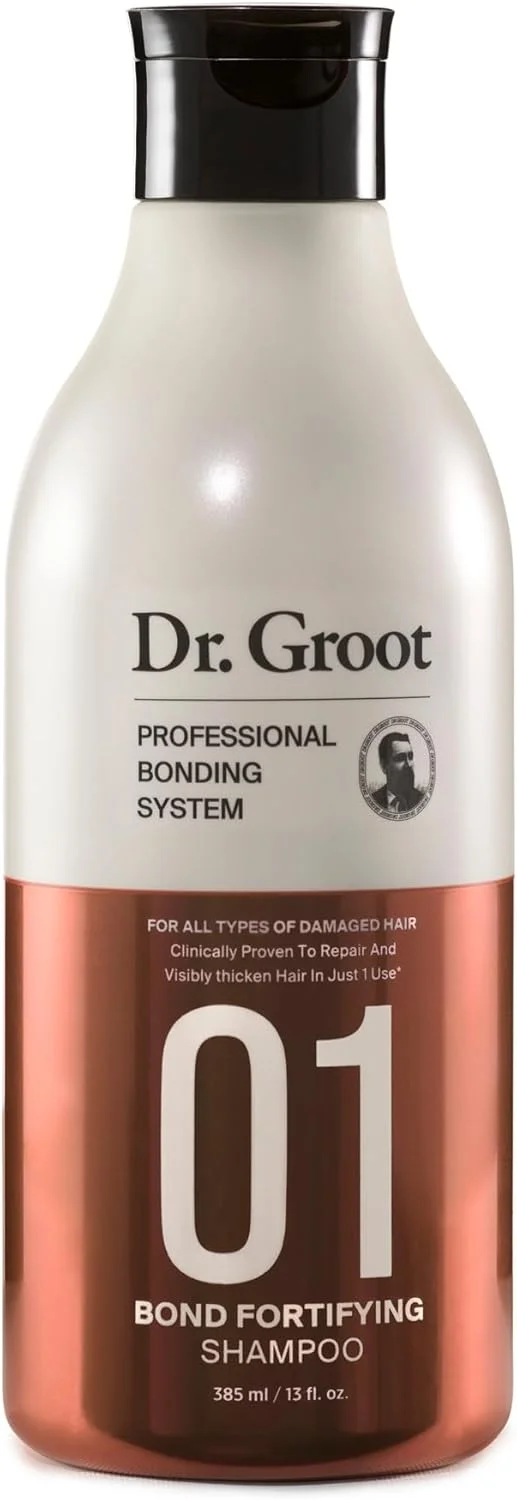 شامپو تقویت کننده پیوند دکتر گروت، حاوی کراتین و پروتئین ابریشم، از نظر بالینی ثابت شده است که موهای خشک، نازک یا آسیب دیده را به طور محسوسی ترمیم و ضخیم می کند، موهای شیشه ای، سیستم اتصال حرفه ای مراقبت از موی کره ای
