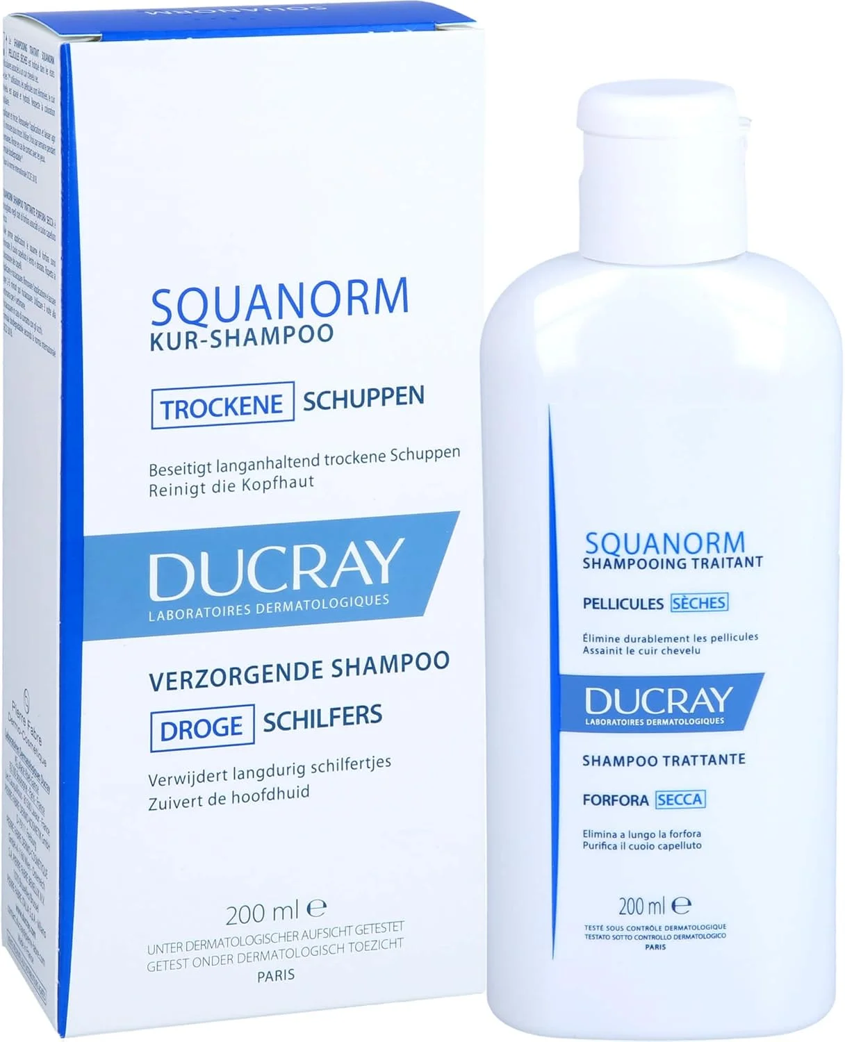 شامپو ضد شوره خشک Ducray Squanorm - 200 میلی لیتر