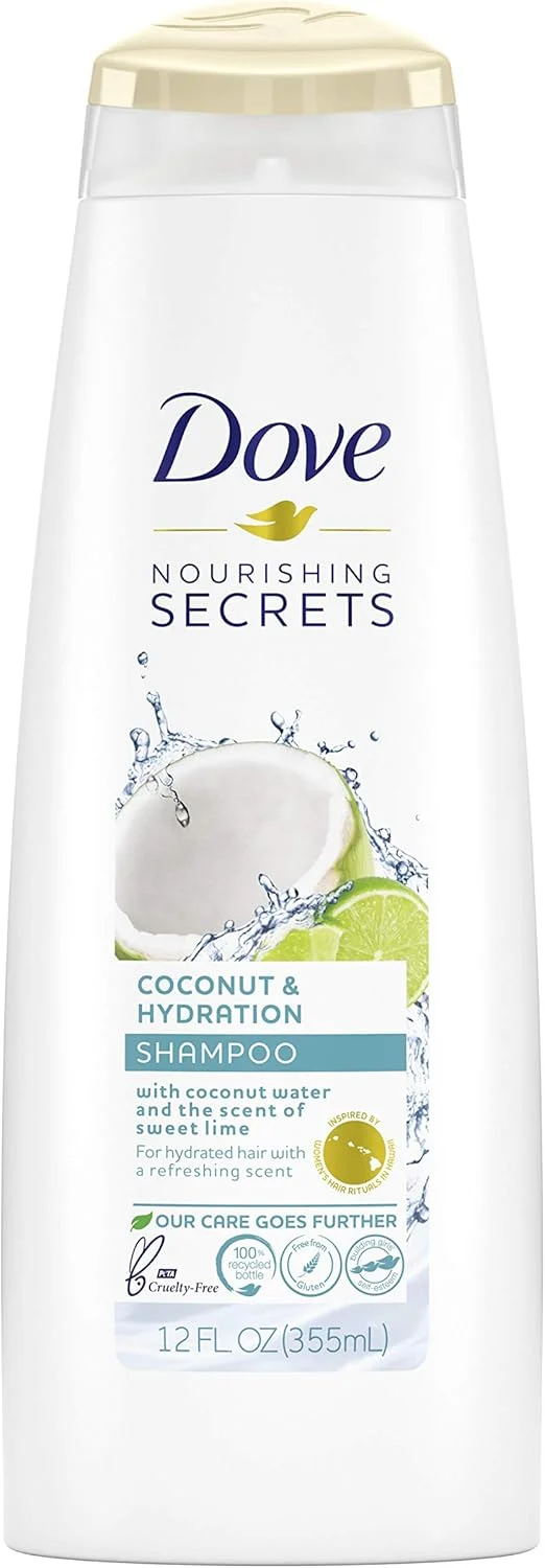 شامپو داو Nourishing Secrets برای موهای خشک - نارگیل و آبرسانی 355 میلی لیتر