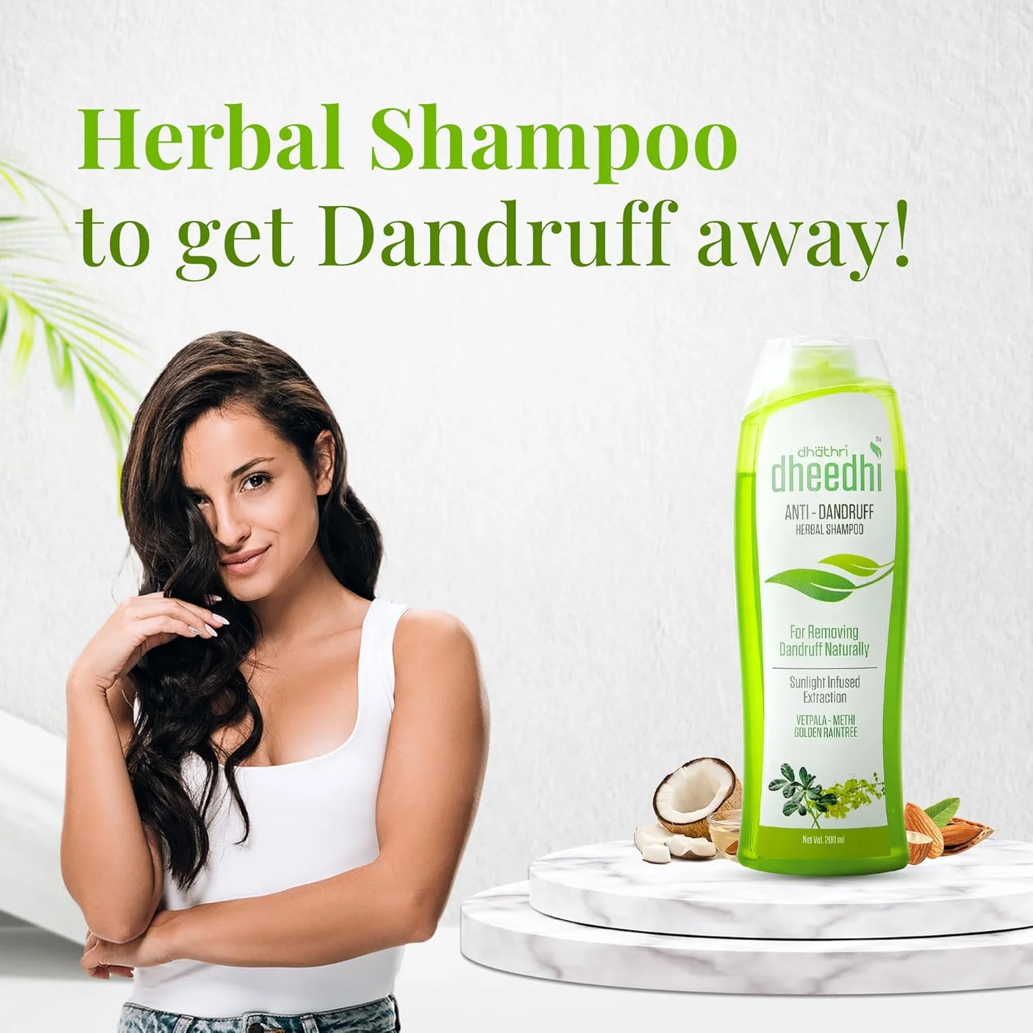 شامپو گیاهی ضد شوره سر دهاتری دیدی 200 میلی لیتر
