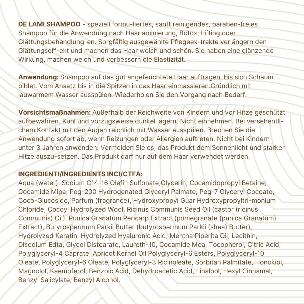 دیانا بیوتی کریتیو - شامپو لامی مراقبت خانگی اینستاگلم، شامپو مو، ملایم برای مو و پوست سر، اثر براق کننده، فاقد پارابن، ترکیب منحصر به فرد مواد فعال، 250 میلی لیتر