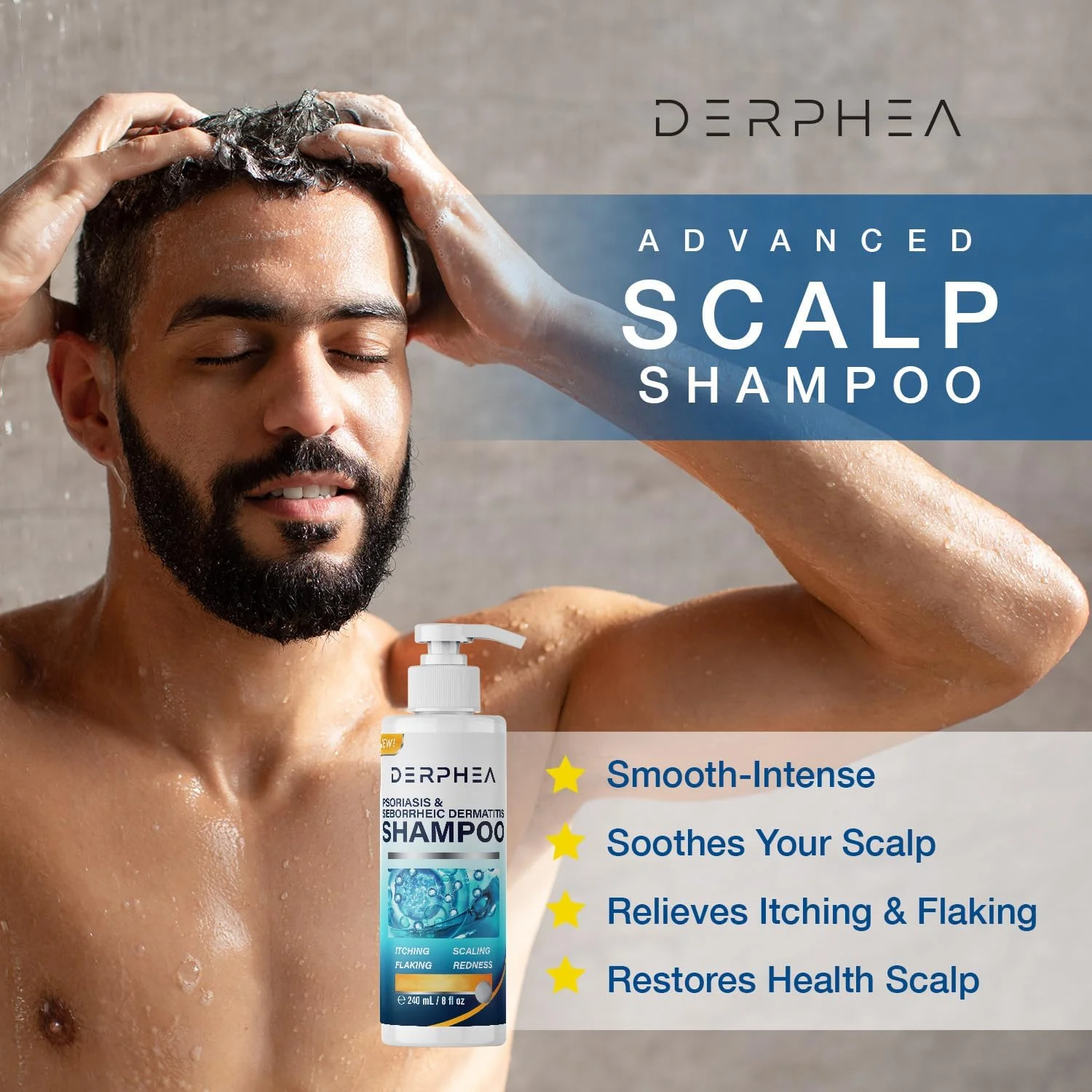 شامپو پسوریازیس Derphea: درماتیت سبورئیک، فولیکولیت - برای اگزما، شوره سر، خارش و خشکی پوست سر - مواد ایمن برای انواع پوست شامپو پسوریازیس Derphea: درماتیت سبورئیک، فولیکولیت - برای اگزما، شوره سر، خارش و خشکی پوست سر - مواد ایمن برای انواع پوست