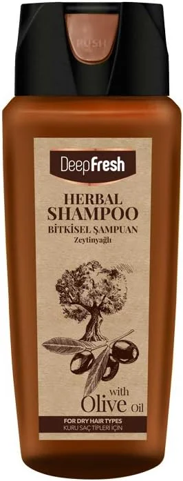 شامپو گیاهی دیپ فرش با عصاره زیتون، 500 میلی لیتر