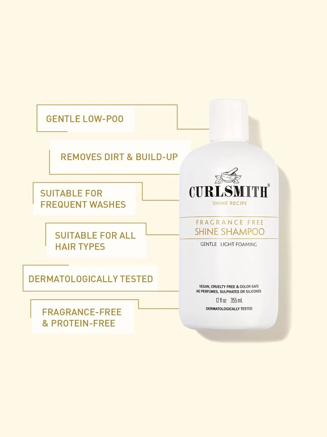 شامپو درخشان کننده CURLSMITH - پاک کننده ملایم، حساس و بدون عطر برای انواع مو و فر، وگان (59 میلی لیتر) شامپو درخشان کننده CURLSMITH - پاک کننده ملایم، حساس و بدون عطر برای انواع مو و فر، وگان (59 میلی لیتر)
