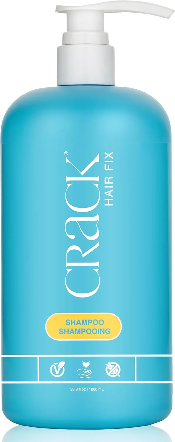 شامپو کرک هیر فیکس Clean & Soaper همراه با پمپ - موها را مرطوب و از خشکی محافظت می کند، به کاهش شکستگی کمک می کند و درخشش جوانی را باز می گرداند (1000 میلی لیتر)