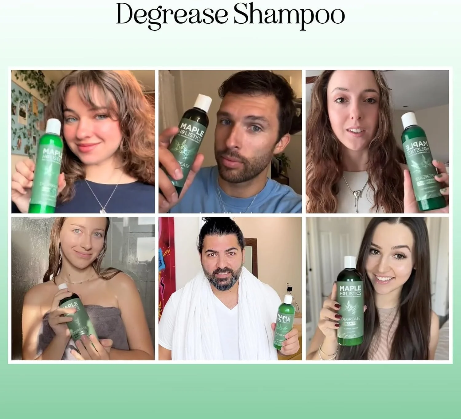 شامپو چربی زدا برای مراقبت از موهای چرب - شامپو شفاف کننده برای موهای چرب و مراقبت از پوست سر چرب - شامپو پاک کننده عمیق موهای چرب برای موهای چرب و پاک کننده پوست سر برای تجمع چربی با روغن های ضروری